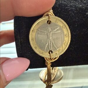 Bourbon and Boweties Coin Bracelet